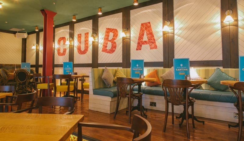 Christmas party venue, Revolución de Cuba Christmas 1