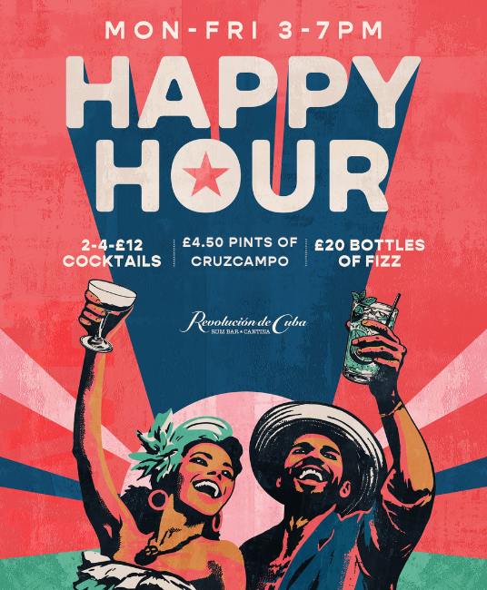 revolucion de cuba happy hour